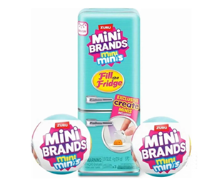 Mini Brands Geladeira Com 2 Bolas Com Mini Brinquedos