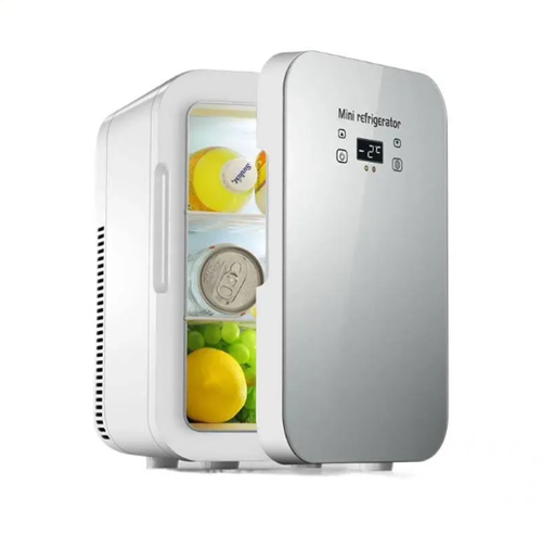Mini Refrigerador De Carro 6-10l 12v Dc/220-240v Ac Com Resfriamento Rápido